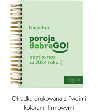Okładka drukowana z Twoimi kolorami firmowymi