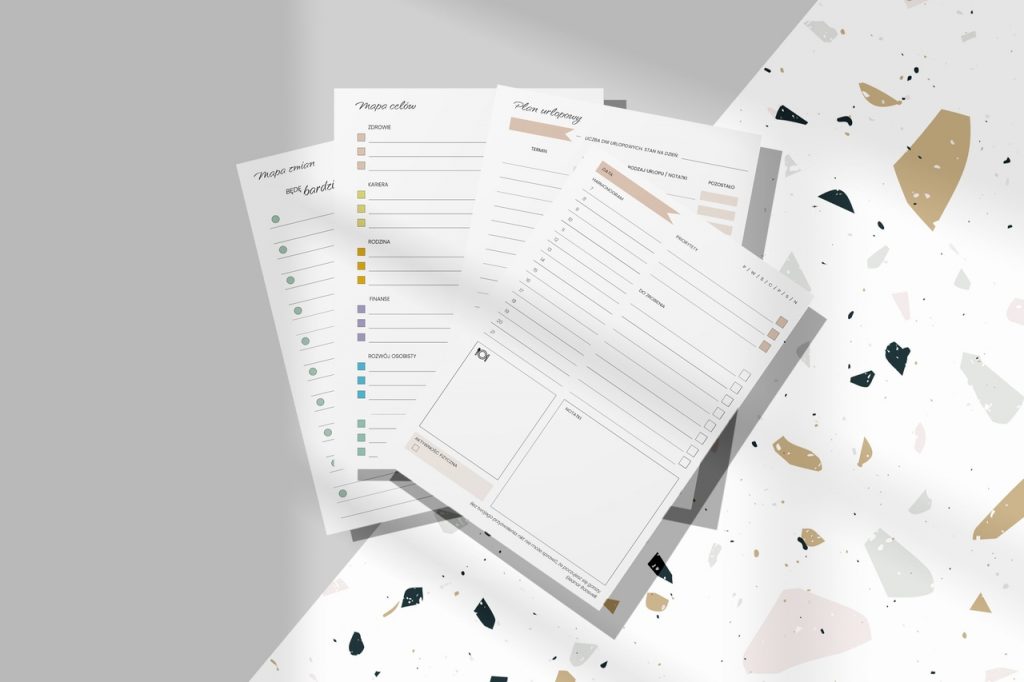 planner dzienny wkład