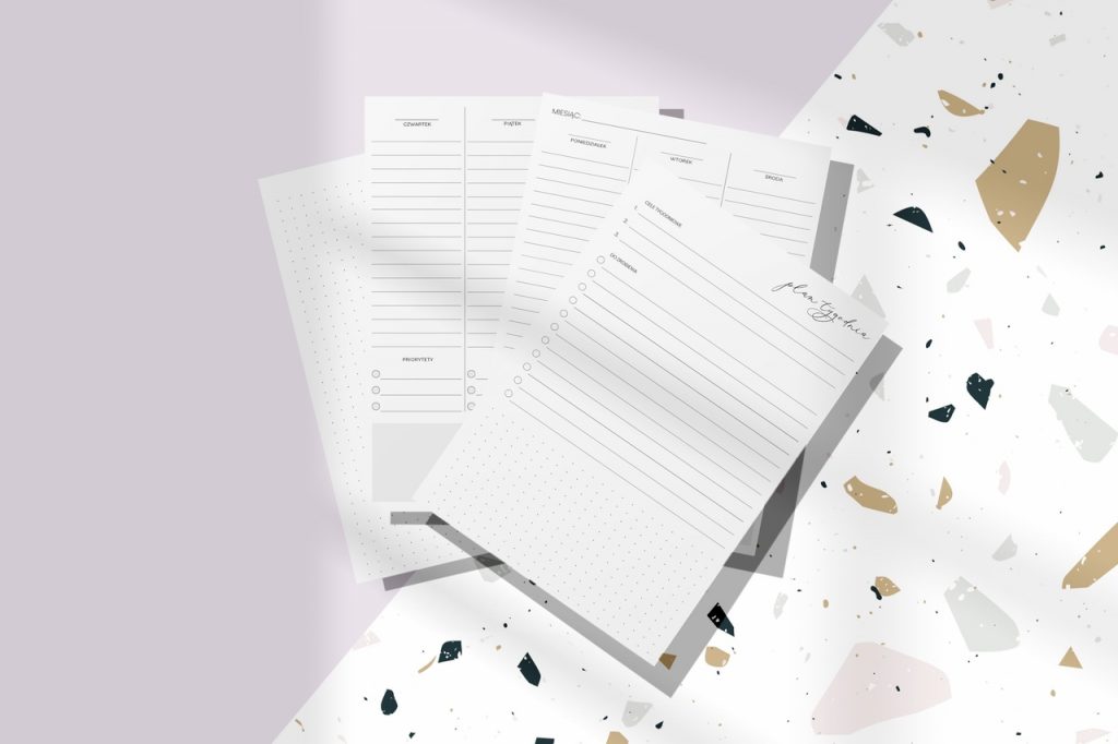 wkład planner tygodniowy
