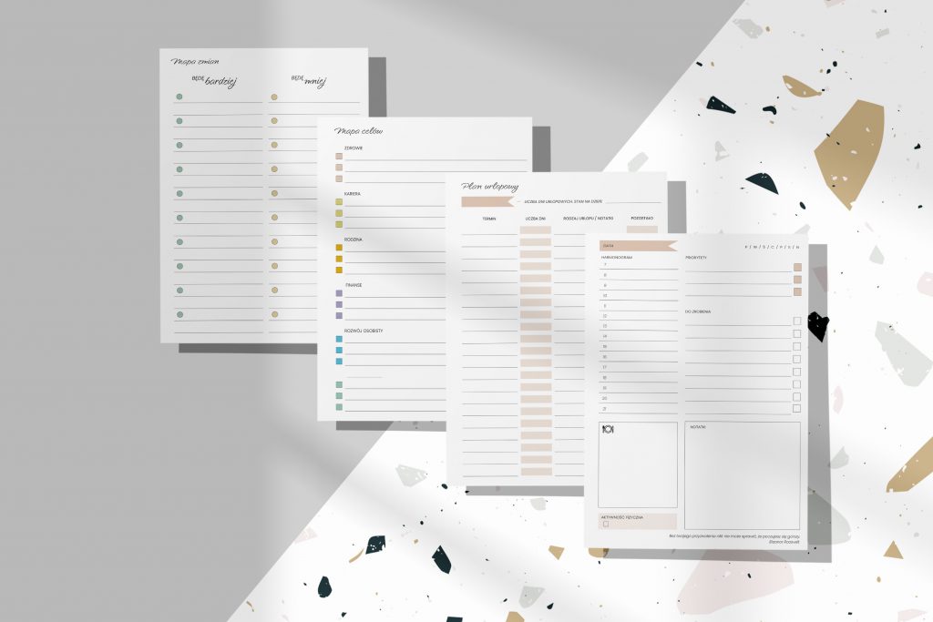 planner dzienny wkład