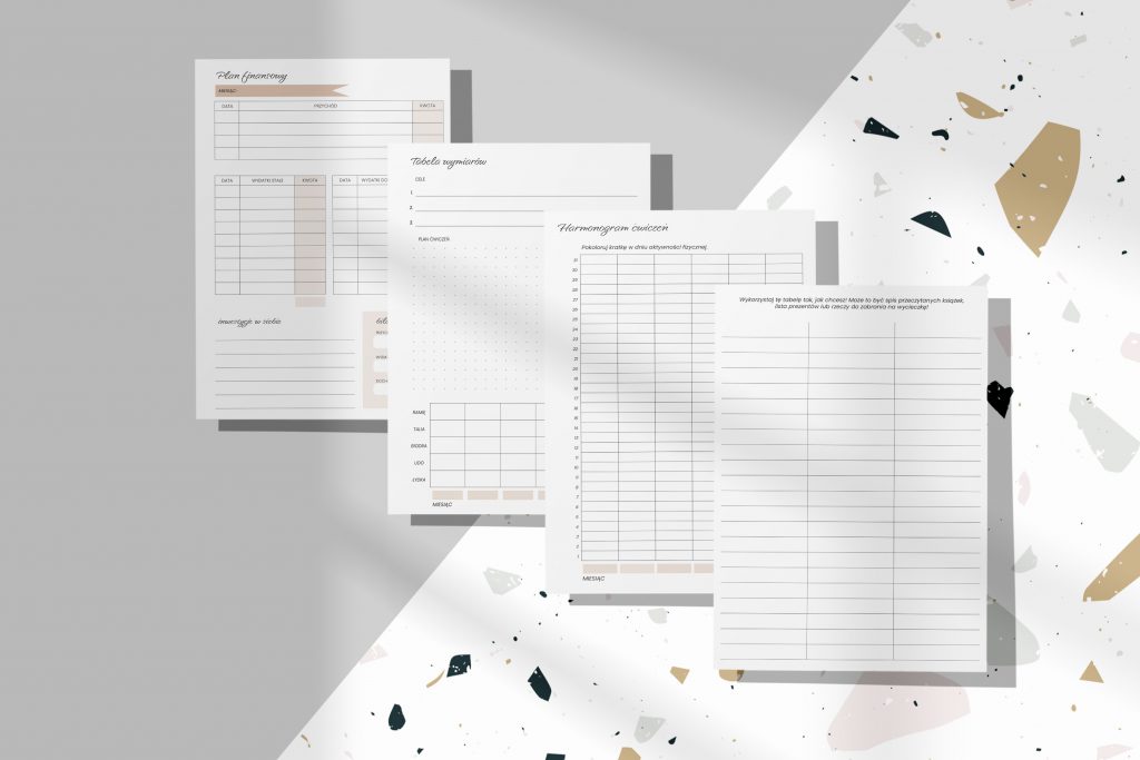 planner dzienny wkład