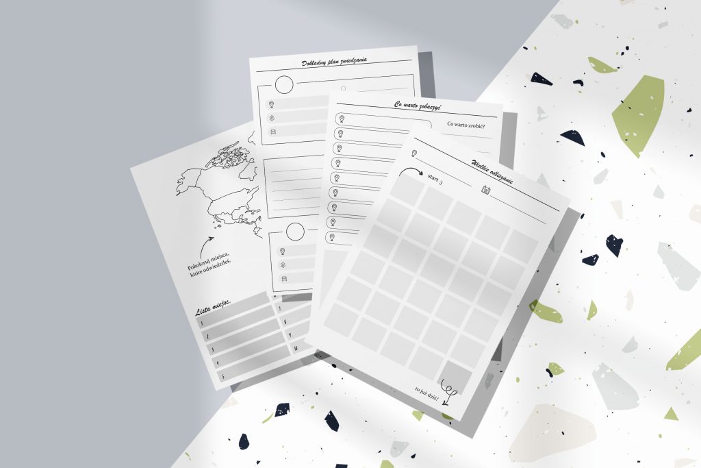 Wkład do organizera - PLANNER PODRÓŻNICZY