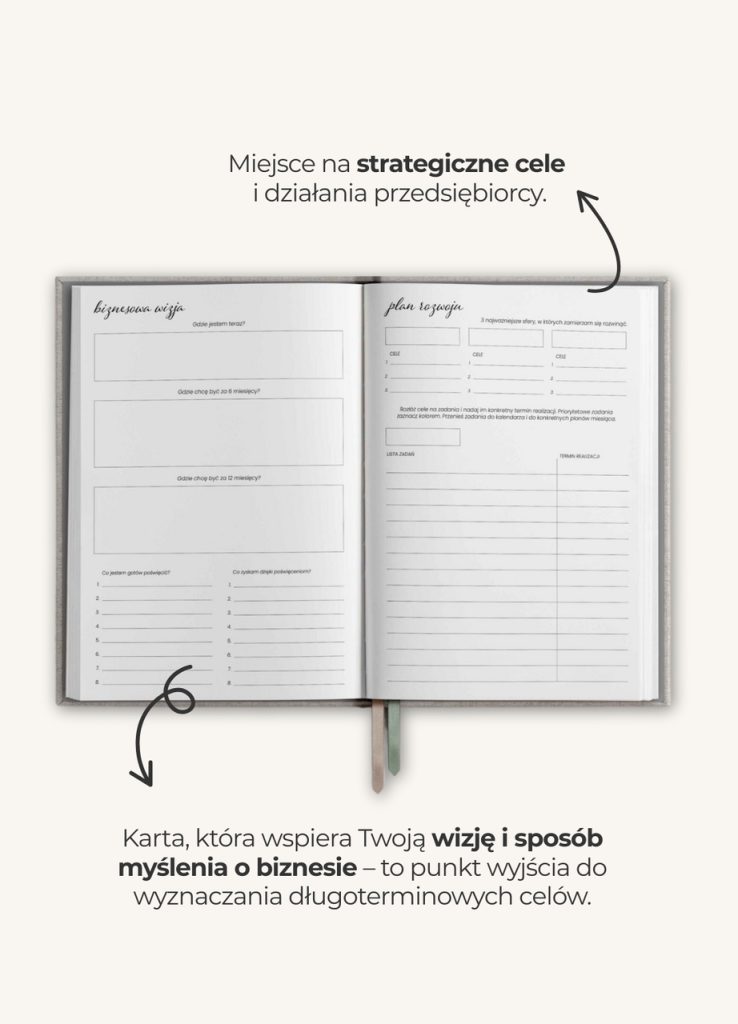 planner biznesowy czarny