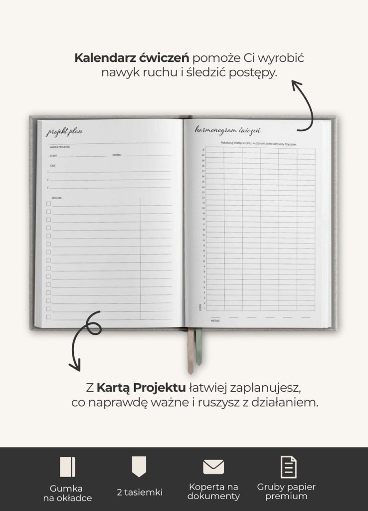 planner biznesowy czarny