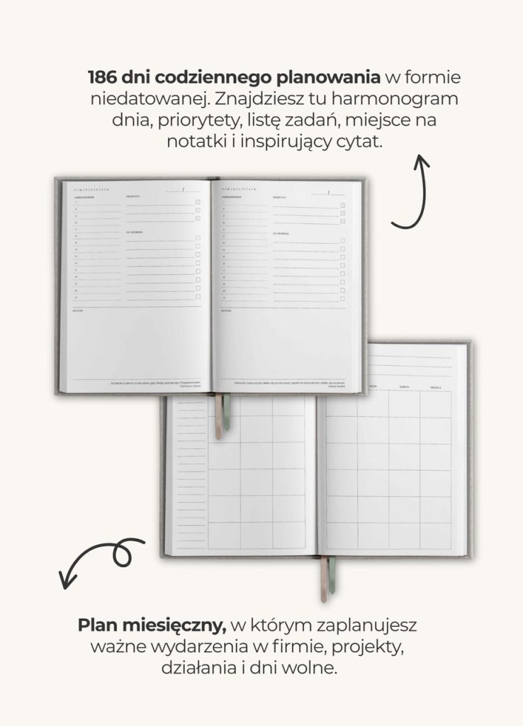 planner biznesowy czarny