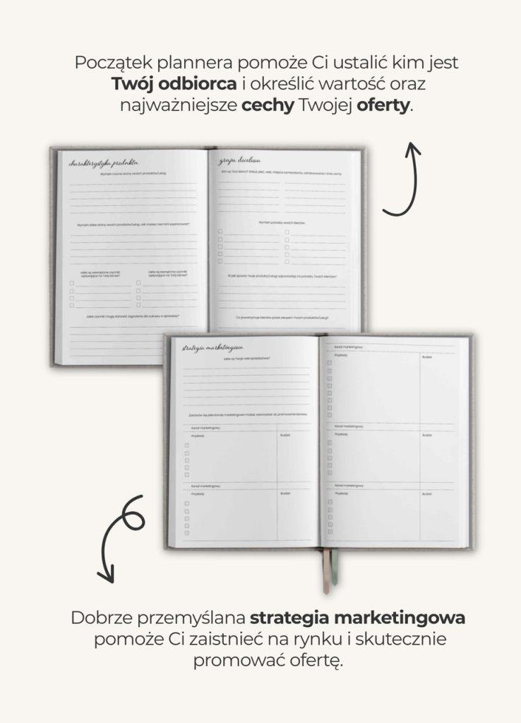 planner biznesowy czarny