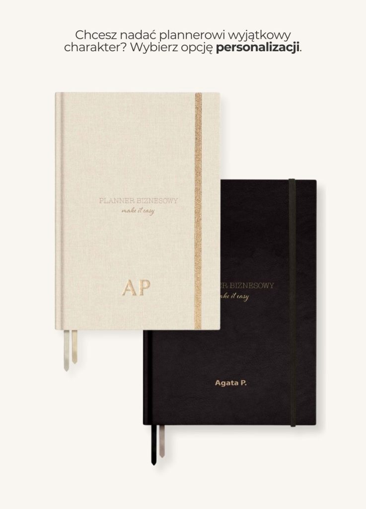 planner biznesowy czarny