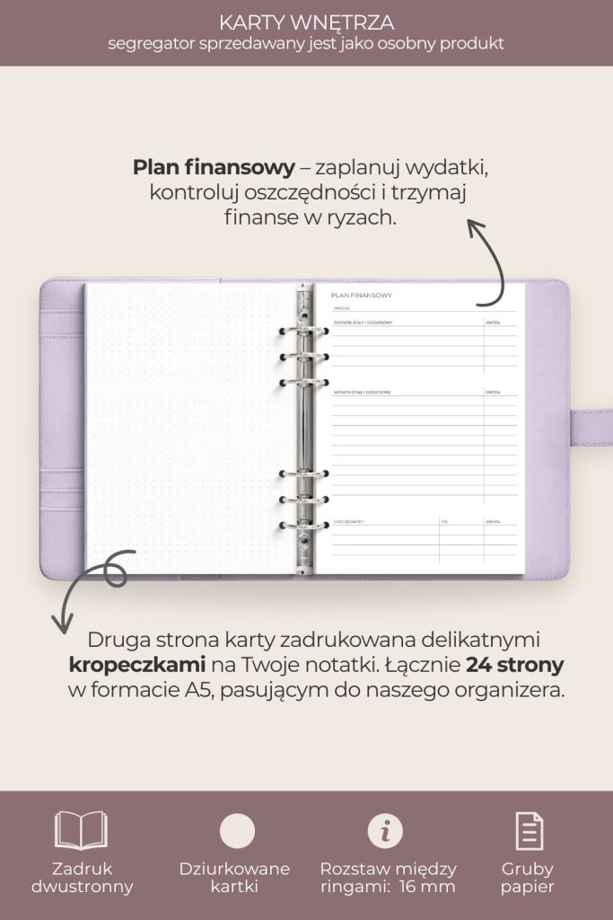 wkład plan finansowy