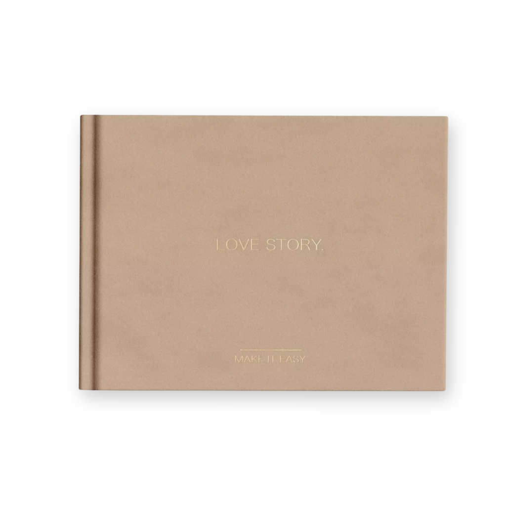 Welurowy album ślubny na zdjęcia wklejane