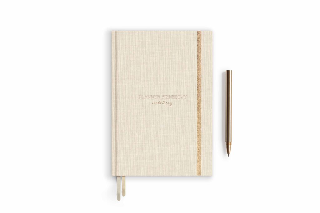 planner niedatowany biznesowy
