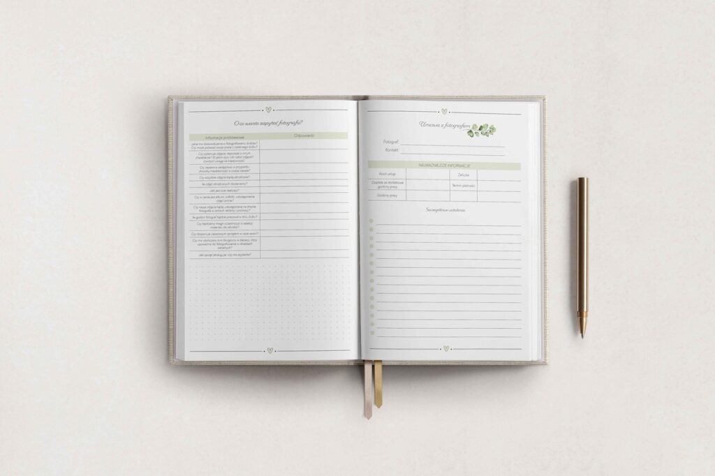 planner ślubny