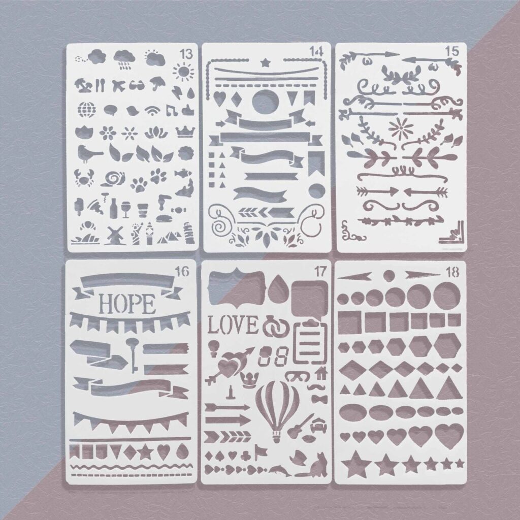 szablony do bullet journal