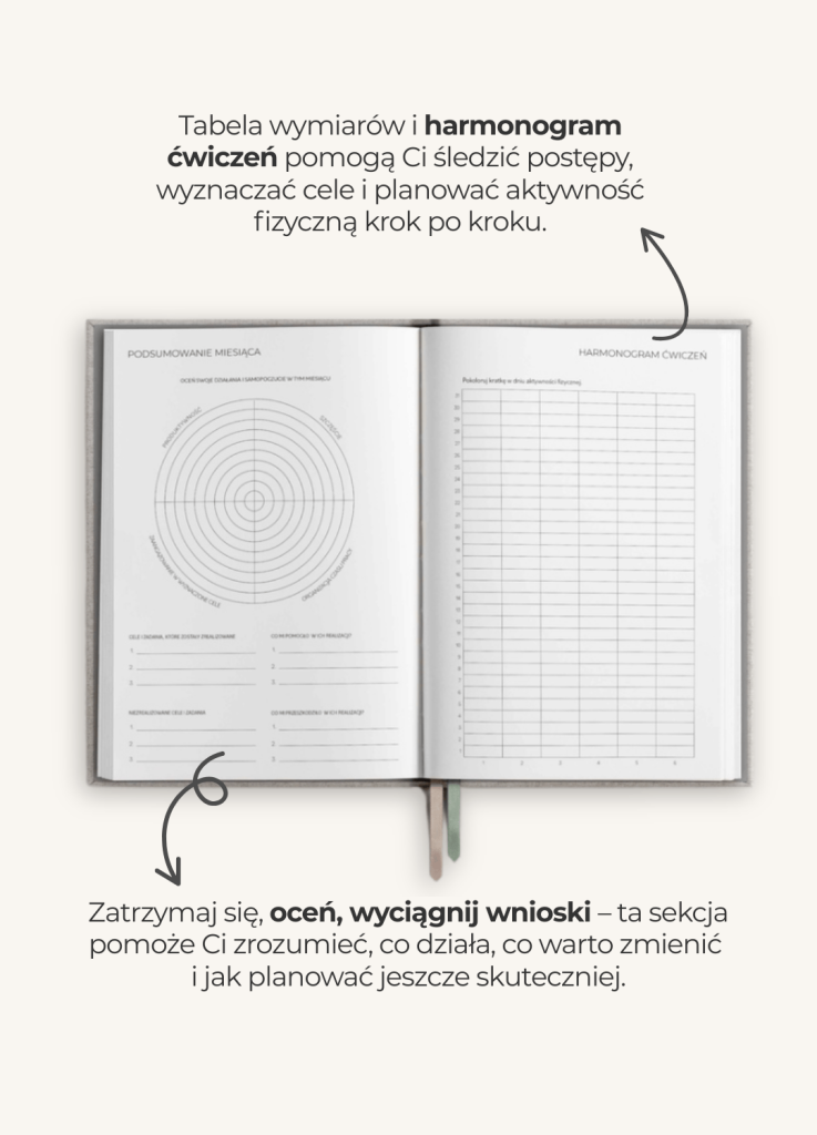 planner niedatowany dzienny