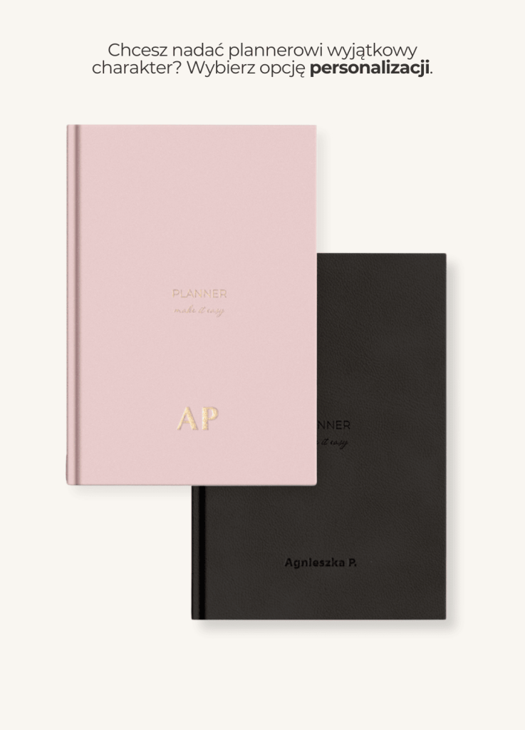 planner niedatowany dzienny