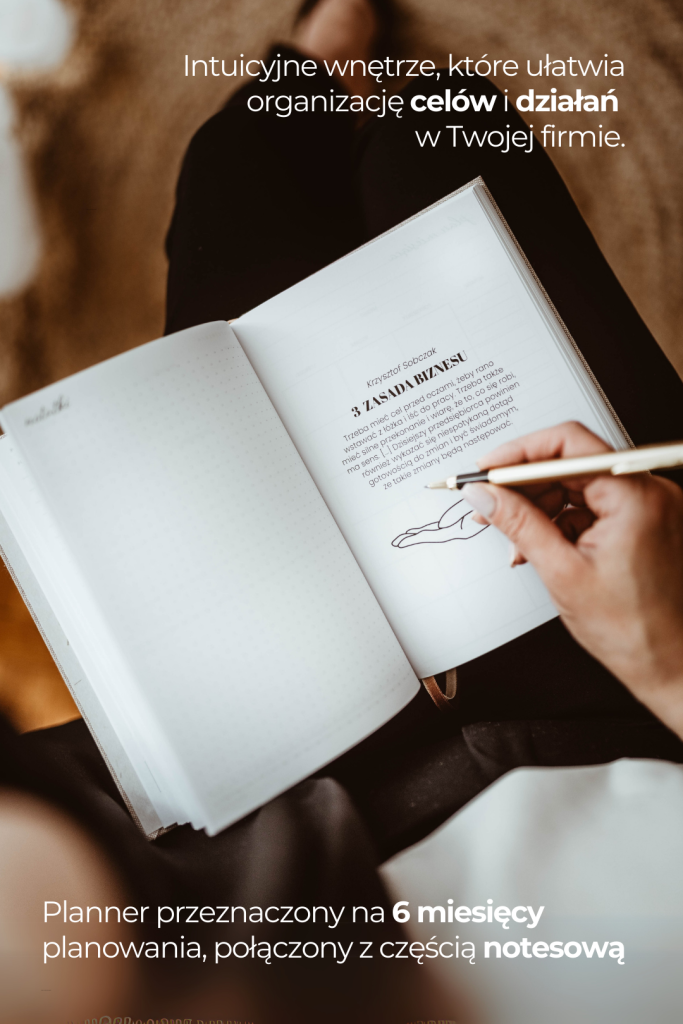planner biznesowy czarny