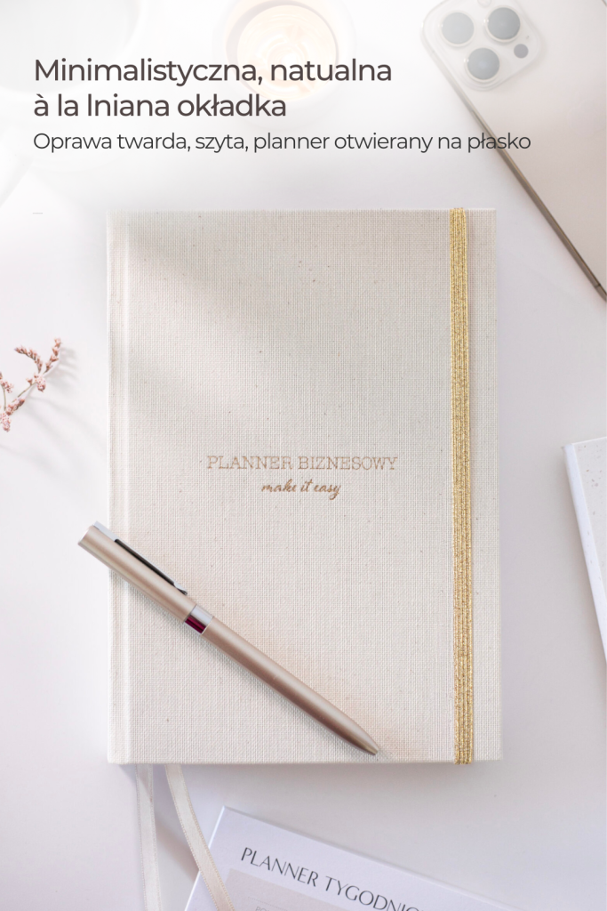 planner niedatowany biznesowy