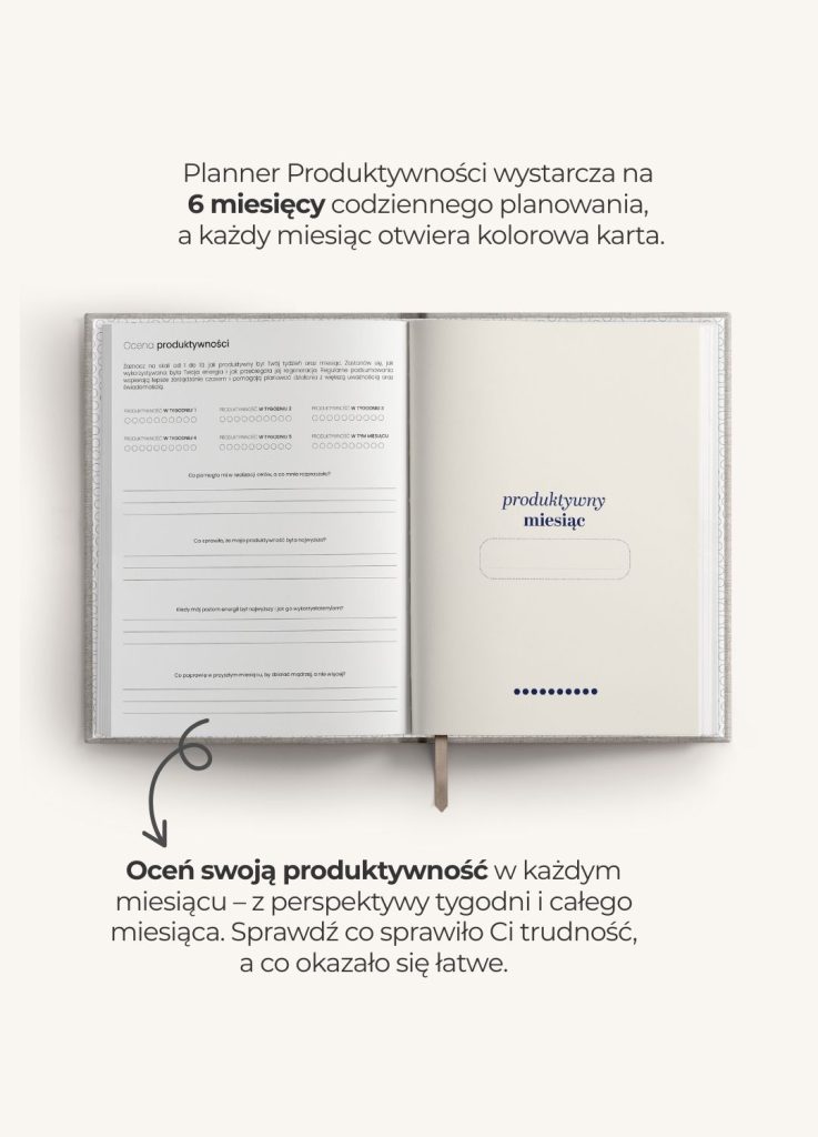 planer produktywności