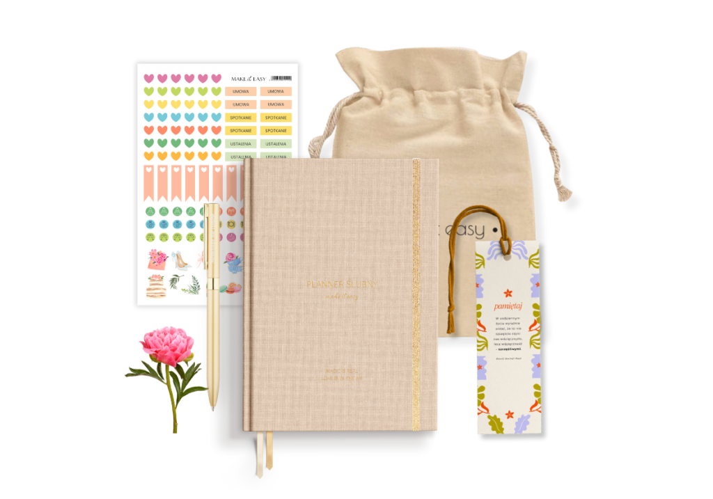 planner ślubny zestaw