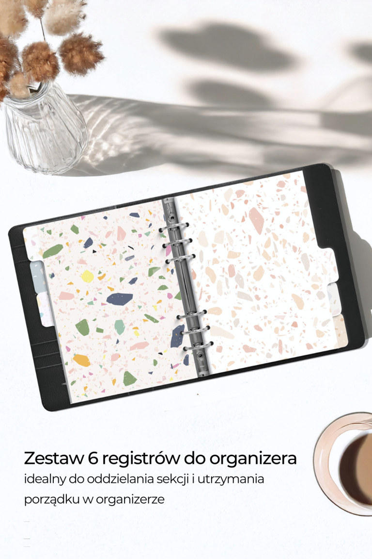 registry kolorowe do segregatora