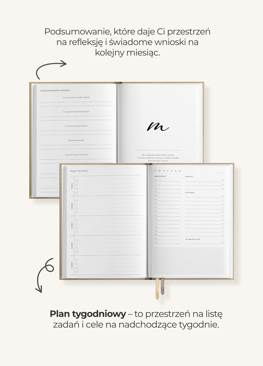 planner niedatowany dzienny