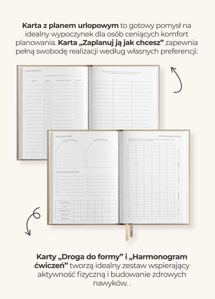 planner niedatowany dzienny