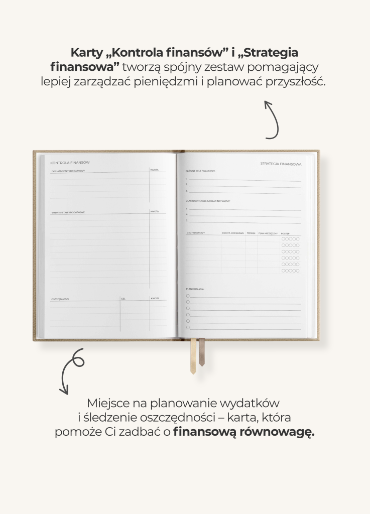 planner niedatowany dzienny