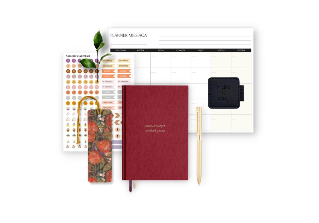 zestaw planner niedatowany
