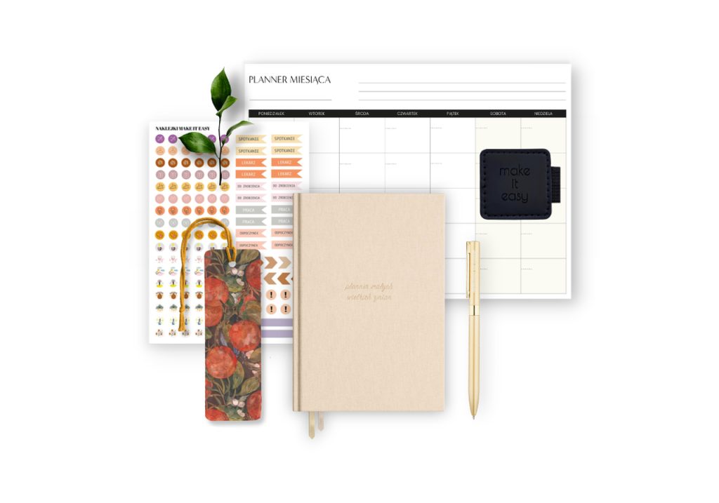 zestaw planner niedatowany