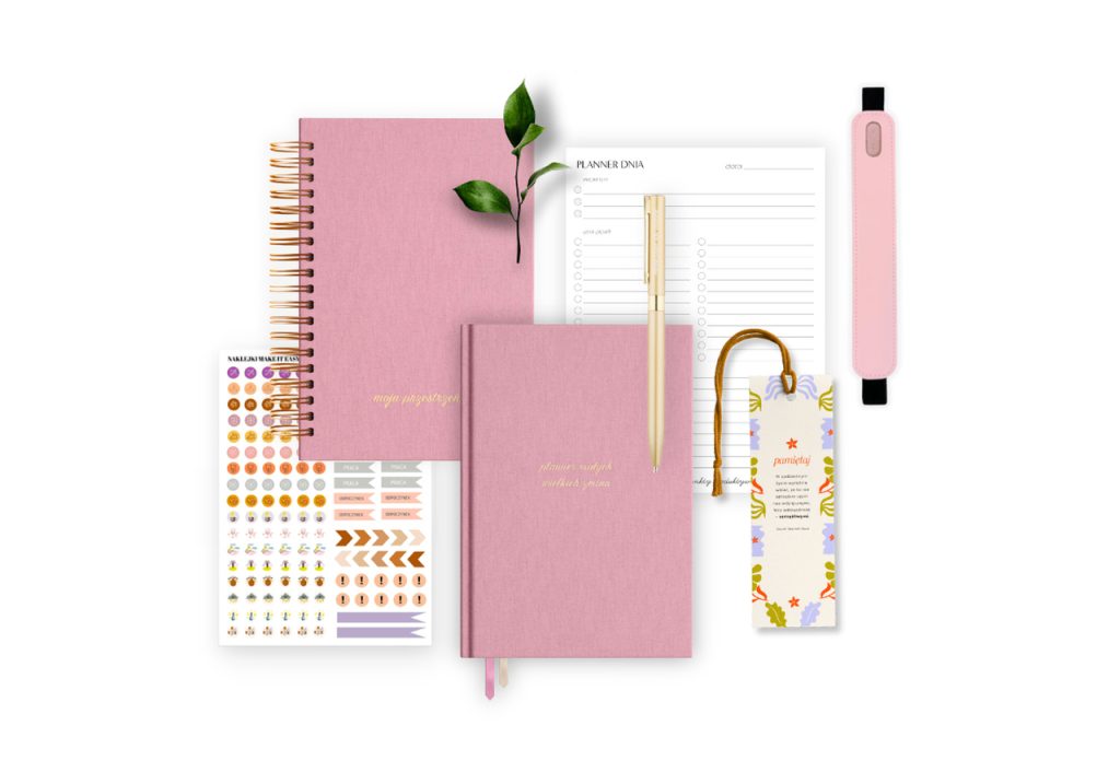 zestaw maxi planner niedatowany