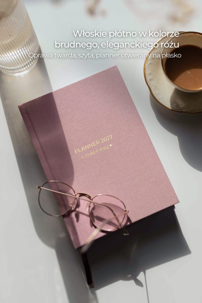 Planner Tygodniowy 2027 - Mellow Blush