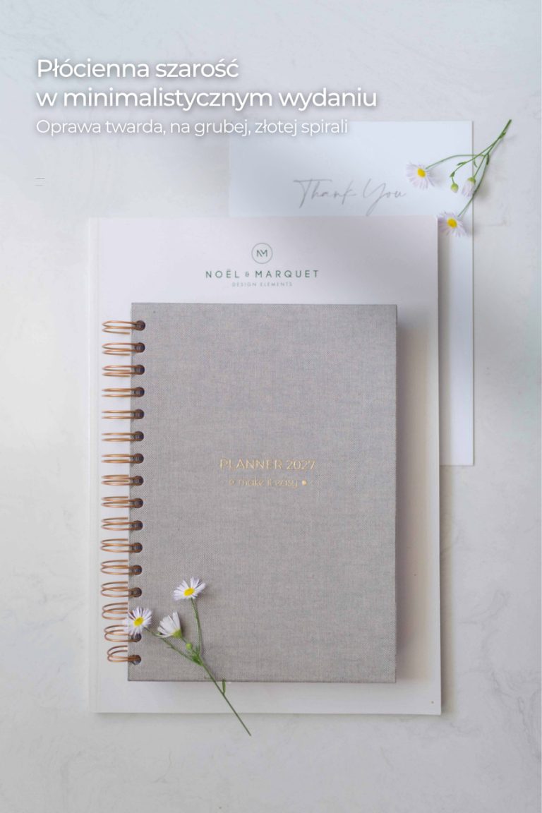 Planner dzienny 2027 - Morning Mist