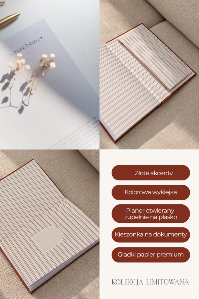 Planner dzienny 2027 - Cinnamon