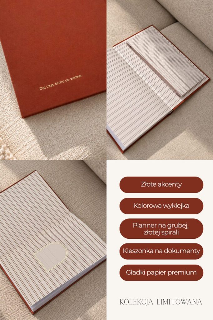 Planner dzienny 2027 - Cinnamon