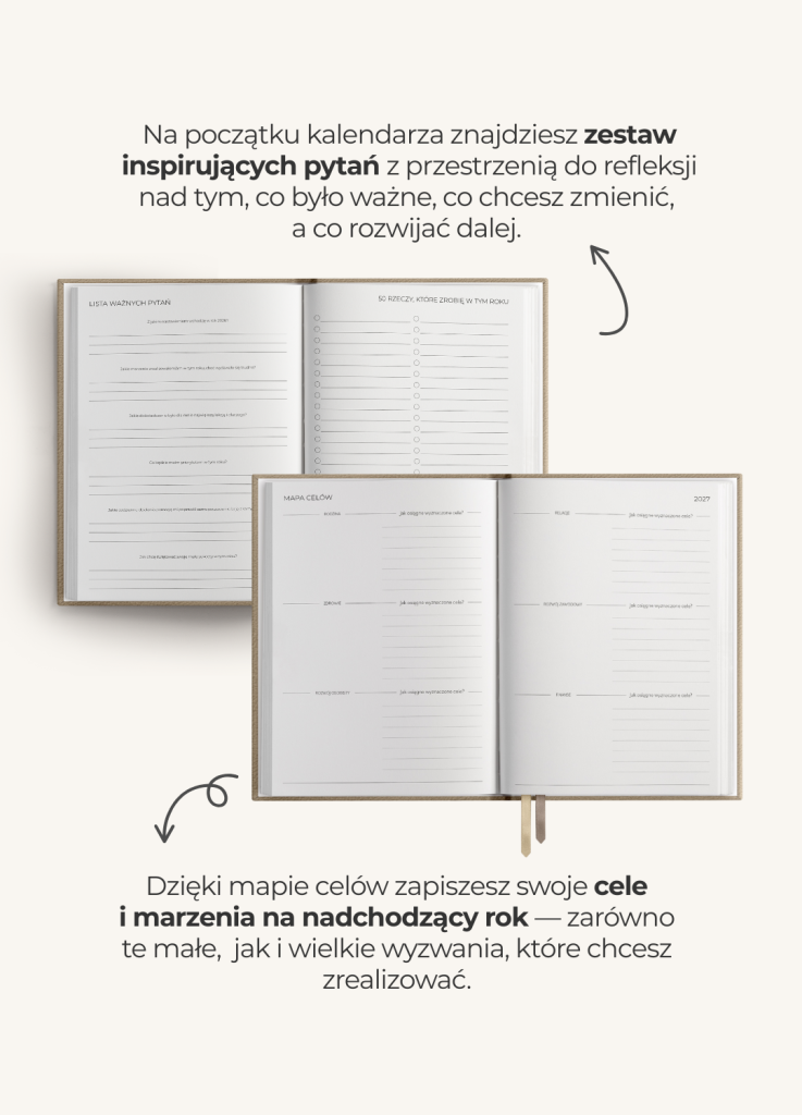 Planner dzienny 2027 - Cinnamon