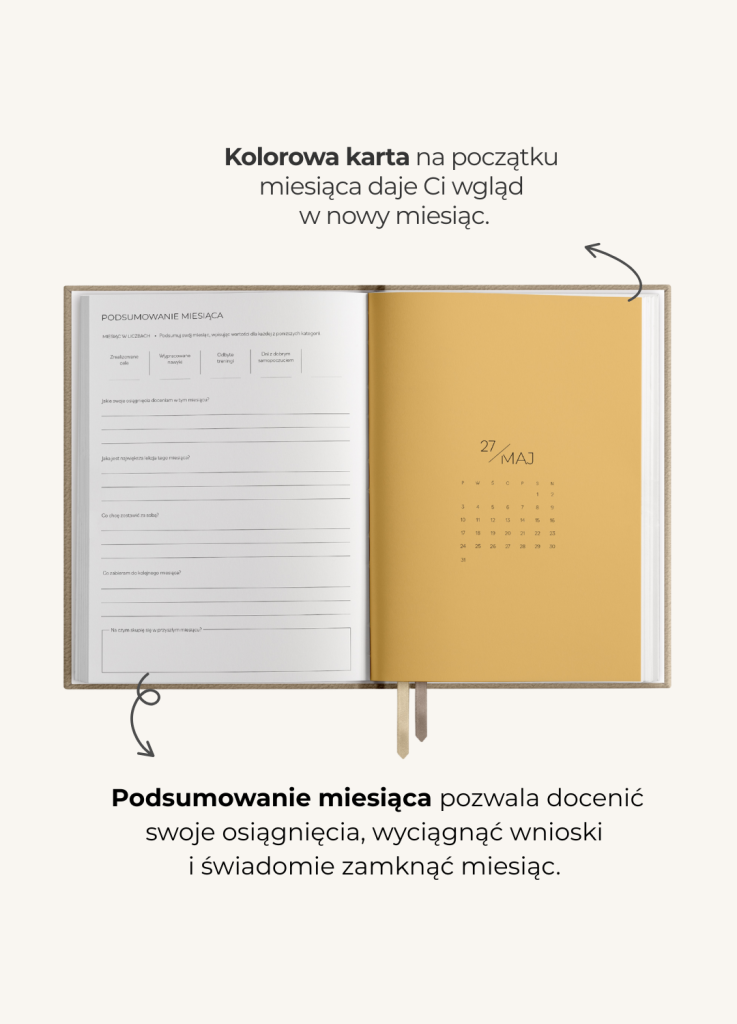 Planner dzienny 2027 - Cinnamon