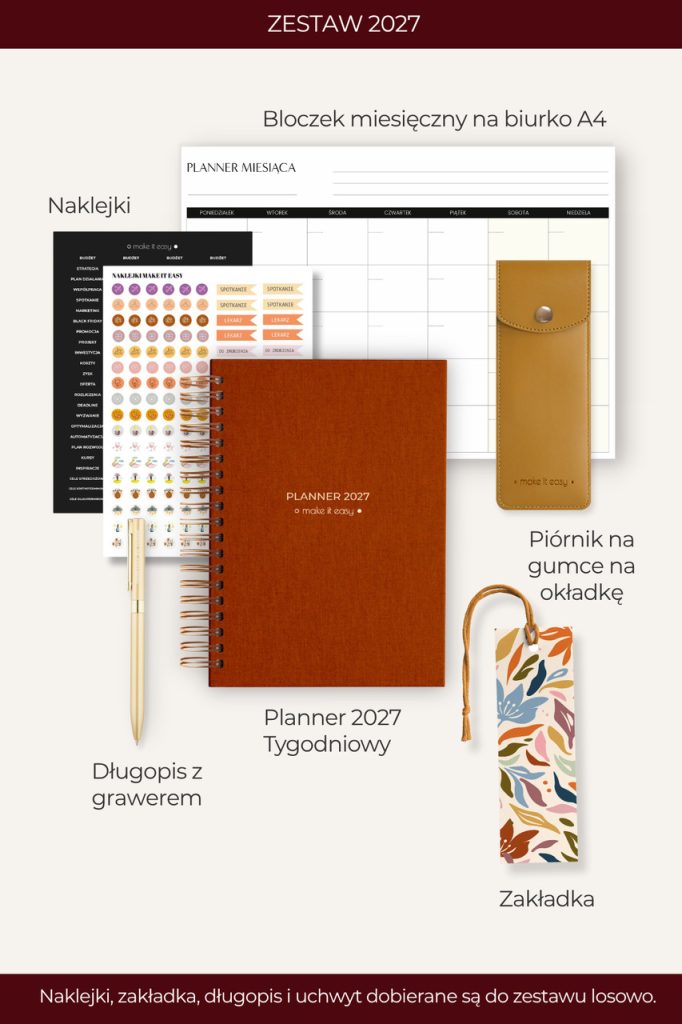 zestaw 2027 planner